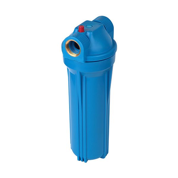 Фильтр магистральный для холодной воды Акватек 3/4" FMB34 без картриджа (синий корпус 10) 